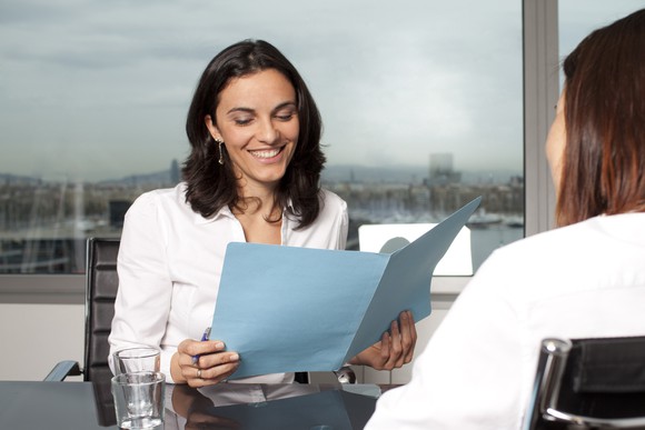Meeting with a recruiter