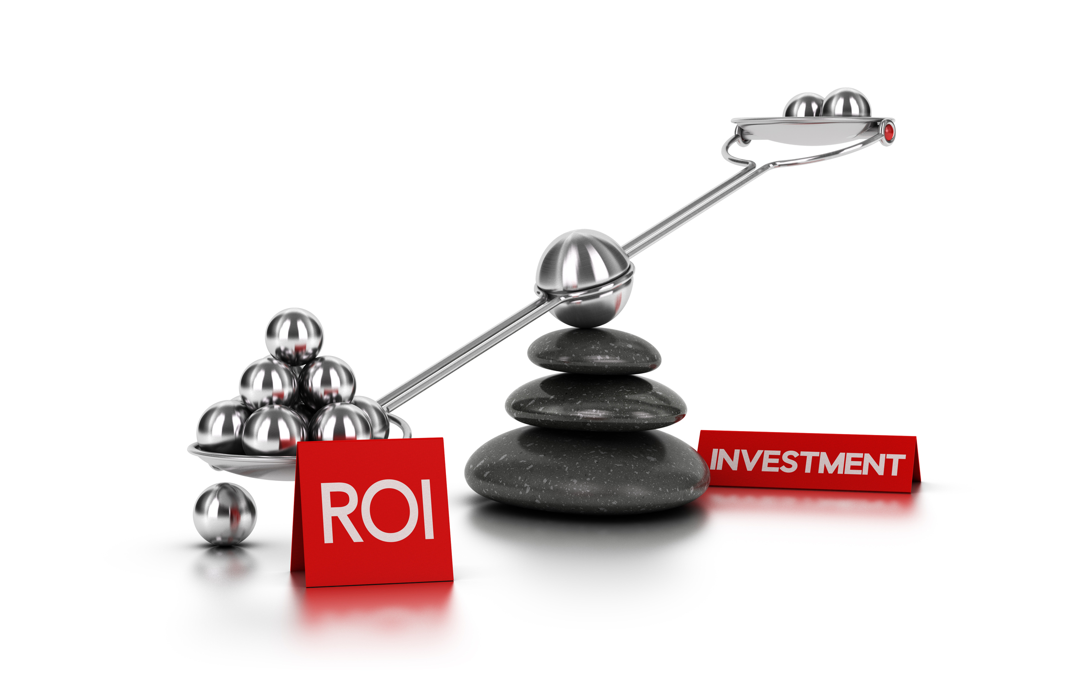 ROI seesaw with metal balls