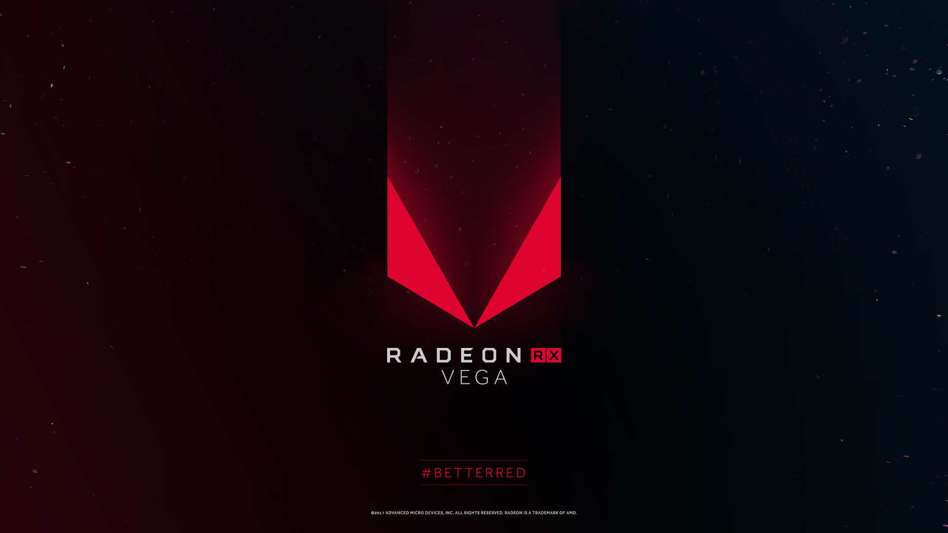 The AMD Radeon RX Vega logo.