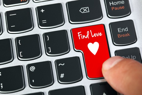Online dating keyboard.