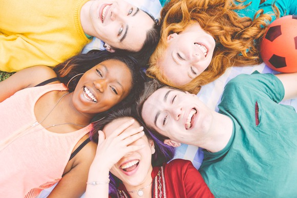 Group of teenagers