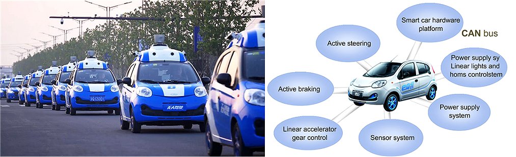 Baidu's upcoming driverless cars.