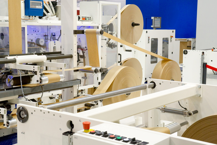 Industrial packaging machine manufacturing packing tape.