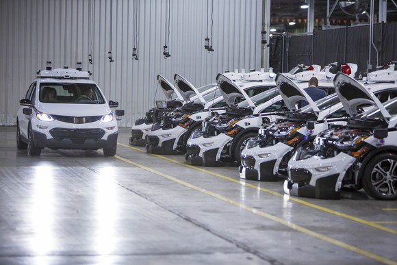Chevrolet Bolt EV with autonomous technology.