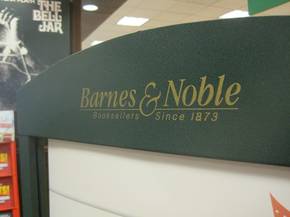 Barnes & Noble display sign