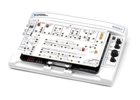National Instruments' Elvis testing device workstation.