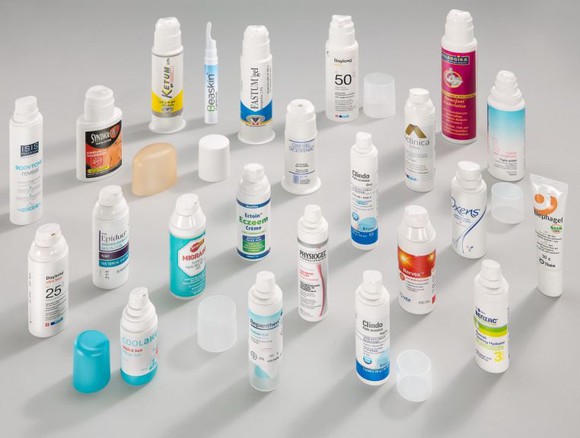 Aptar's airless packaging for viscous pharmaceutical products.