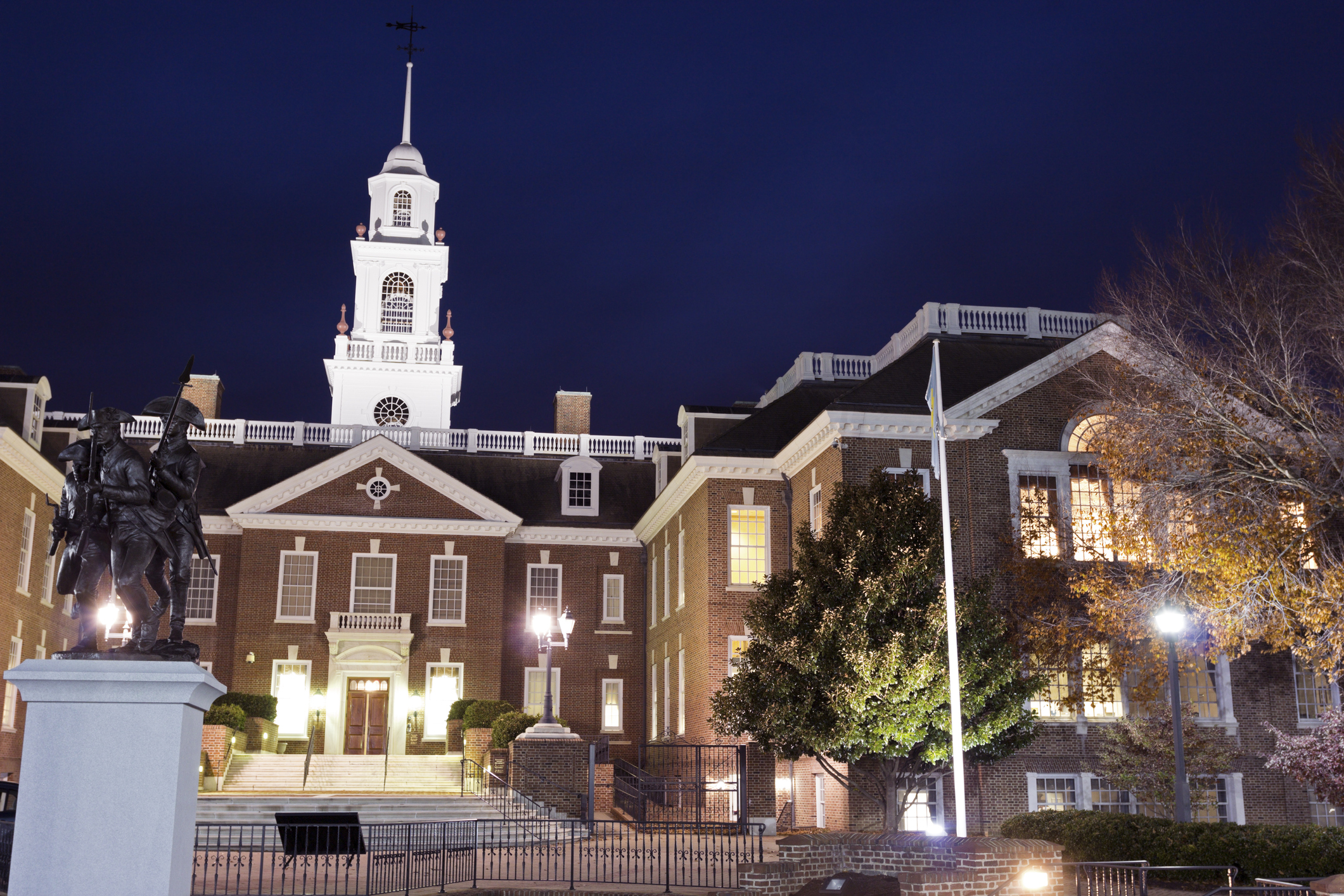 Delaware capitol building in Dover.