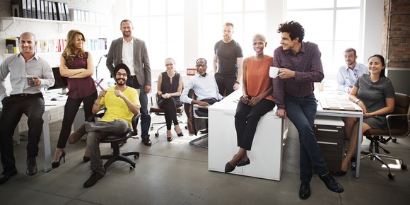 Happy employees