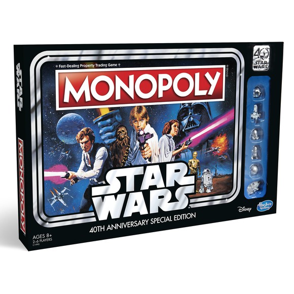 40th Anniversary Edition Star Wars Monopoly Game.
