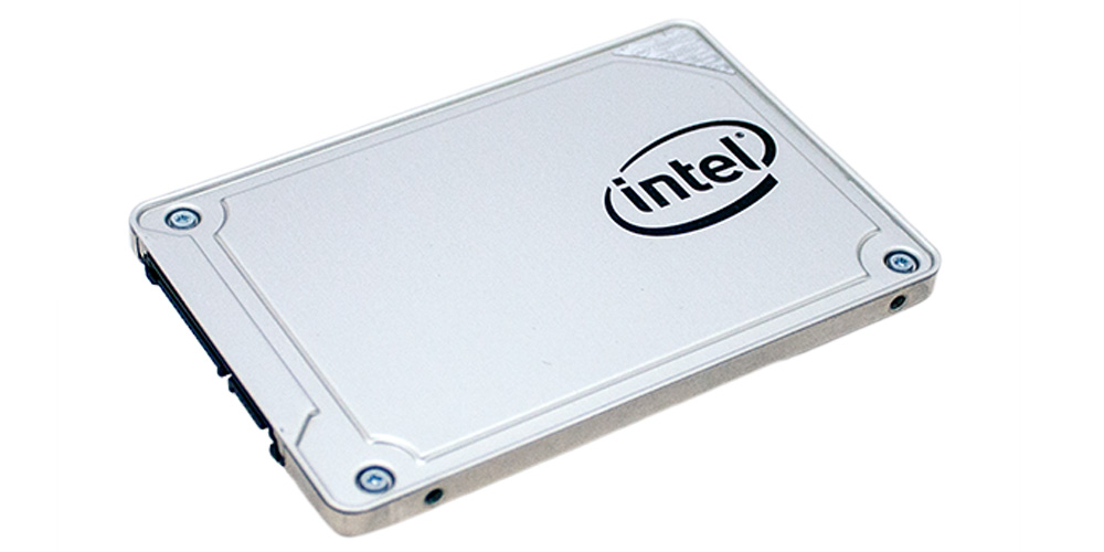 An Intel client solid-state drive powered by a Silcion Motion conter
