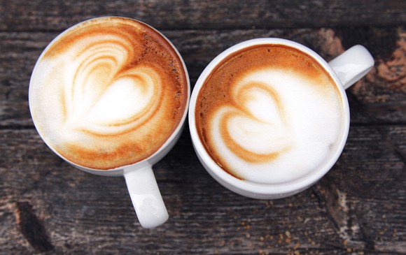 Two coffees side by side.