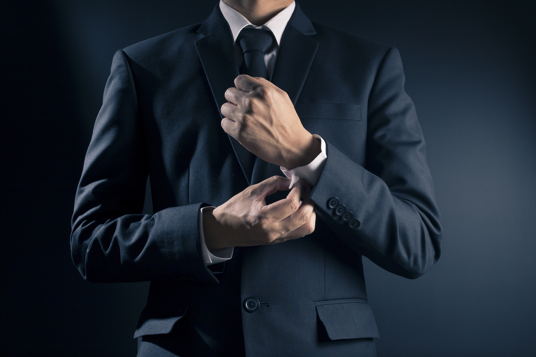 A man in a suit