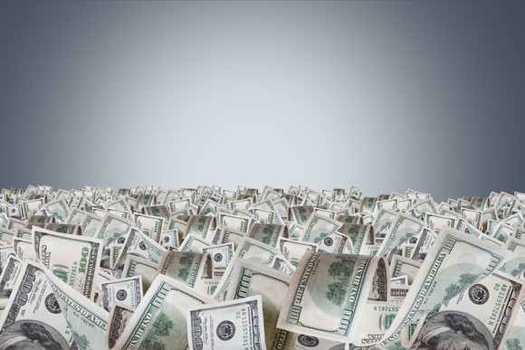 Pile of $100 bills
