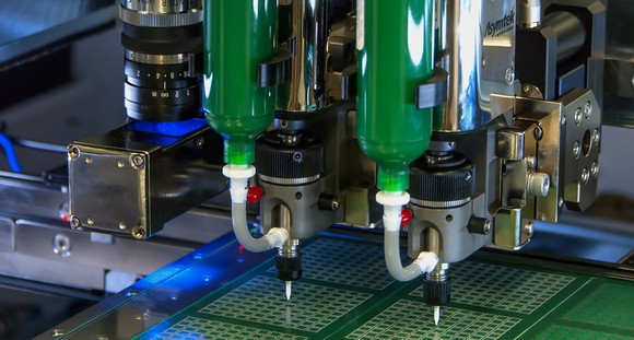 Nordson electronics adhesive dispensing system