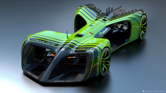NVIDIA's "Roborace" vehicle.
