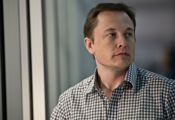 Head shot of Elon Musk
