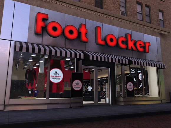 Foot locker store front