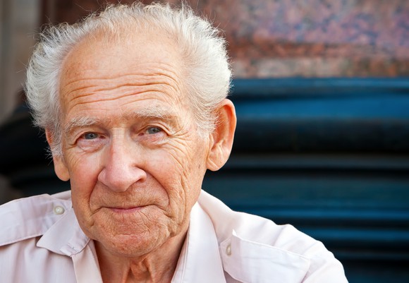 Smiling older man