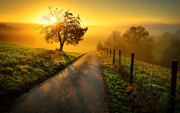 Autumn sunrise