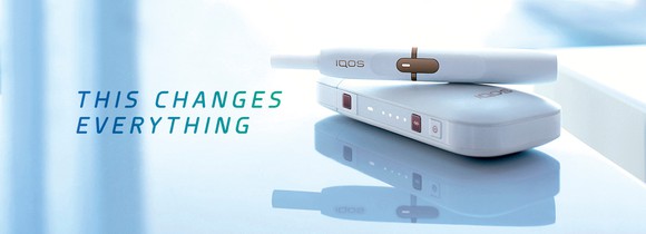 Philip Morris iQOS heated tobacco unit.