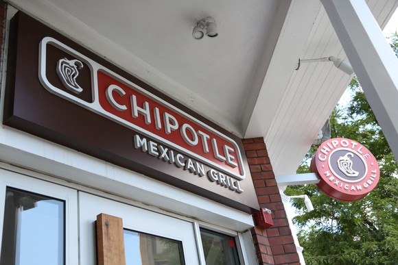 Chipotle restaurant exterior sign