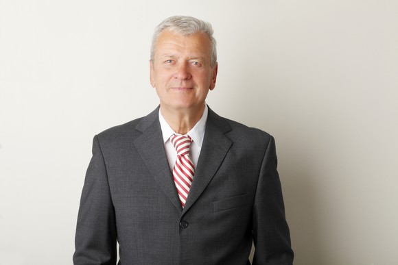 Older man in business suit