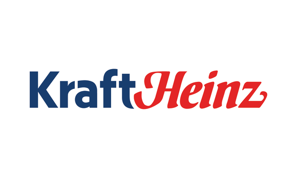 Kraft Heinz corporate logo with Kraft written in blue and Heinz in red.