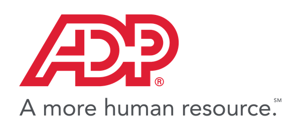 ADP logo and slogan.