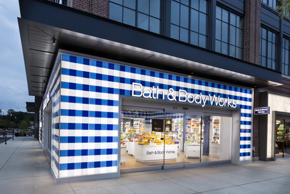Bath & Body Works storefront.