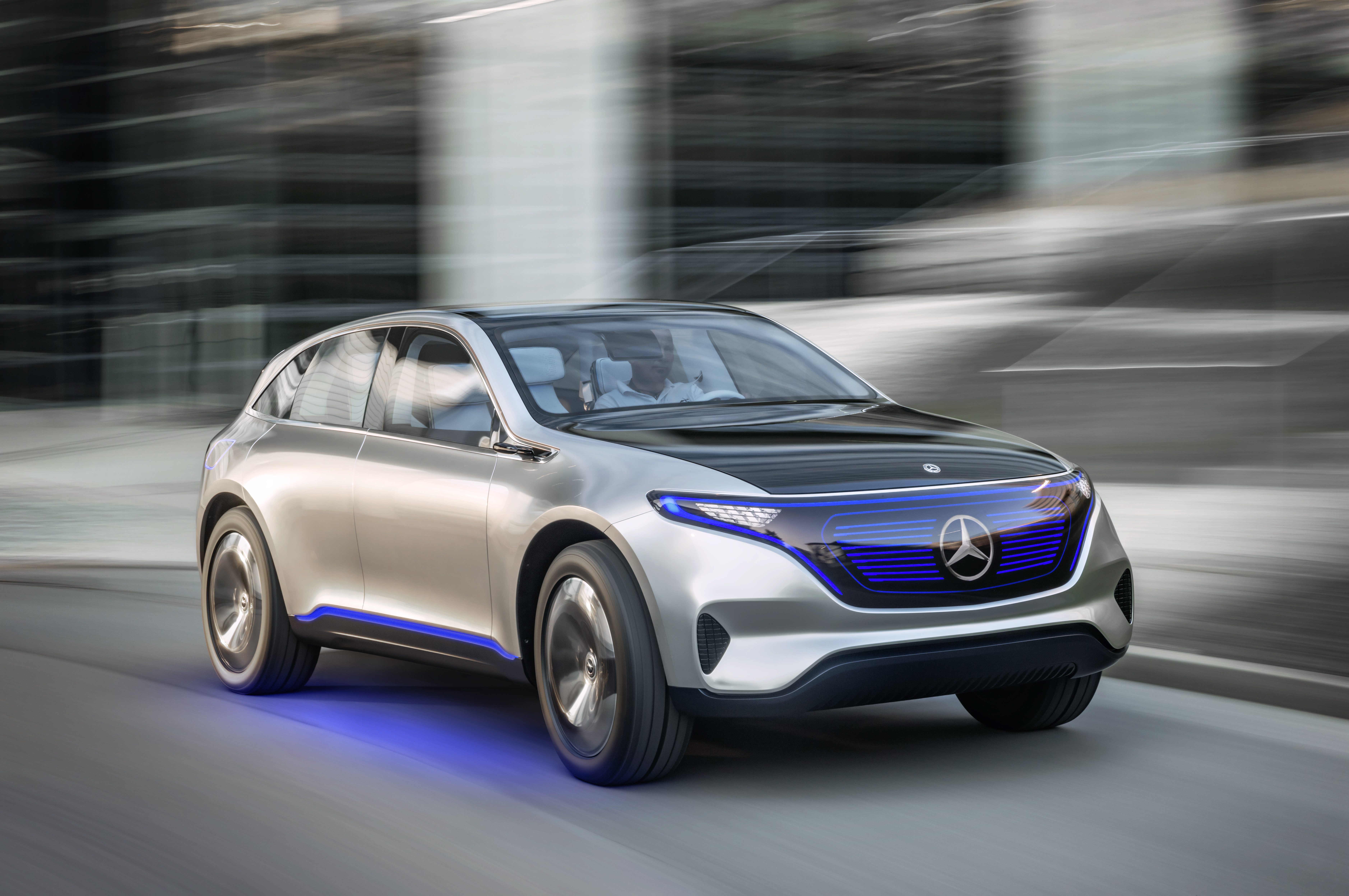 Daimler's Generation EQ concept of an electric SUV