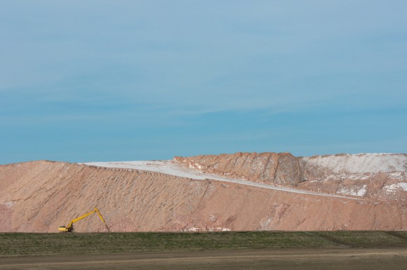 Mountain of potash