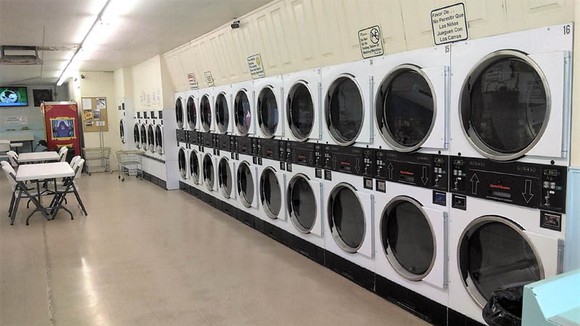 Laundromat laundry machines