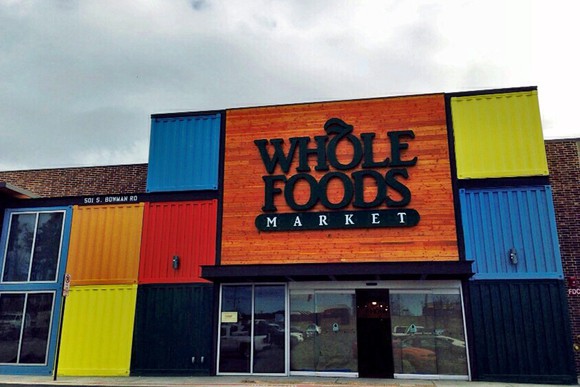The exterior of a Whole Foods Store