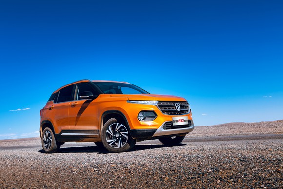 GM's Baojun 510 AT parked offroad