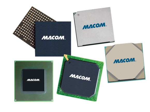 Six MACOM chips.
