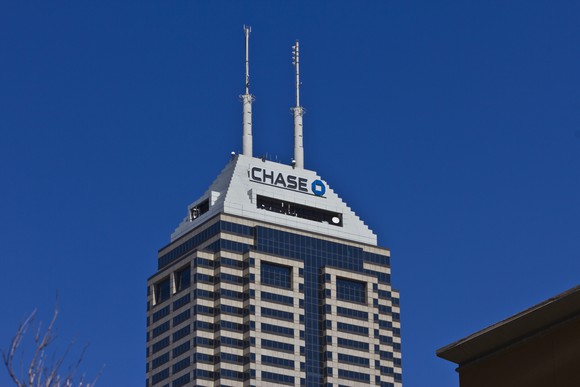 The Chase building in Indianapolis, Indiana.