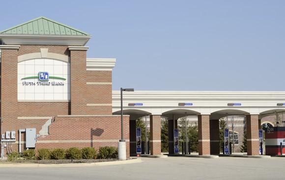 The exterior of a Fifth Third Bank branch.