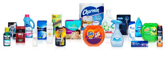 A view of Procter & Gamble's billion-dollar brands.