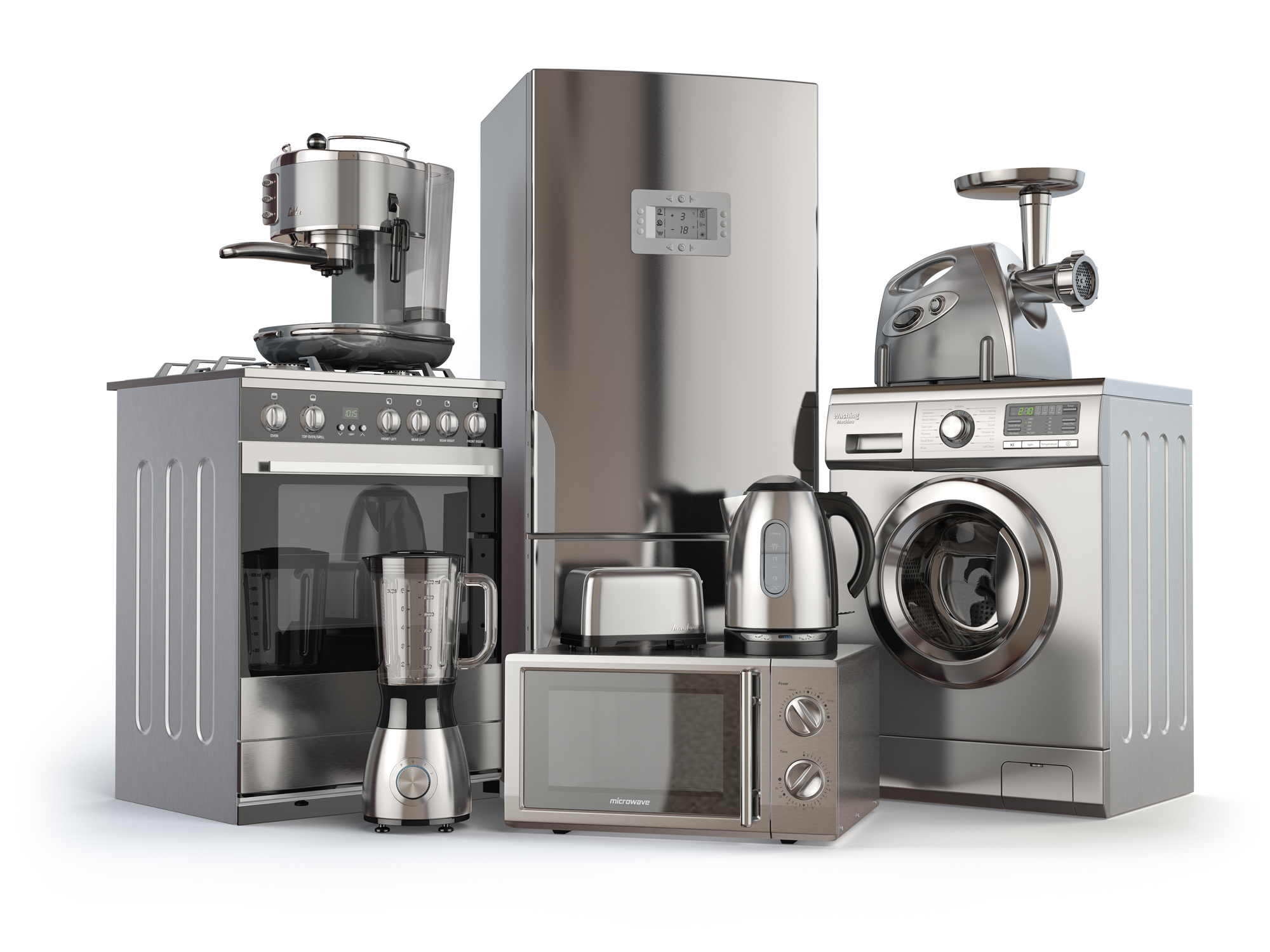 Stainless steel appliances