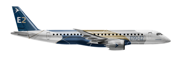 Embraer E2-190 passenger jet