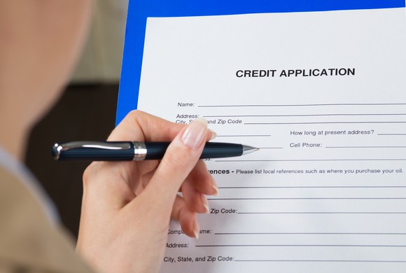 Credit application form