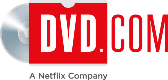 DVD.com logo, including A Netflix Company as a tagline.