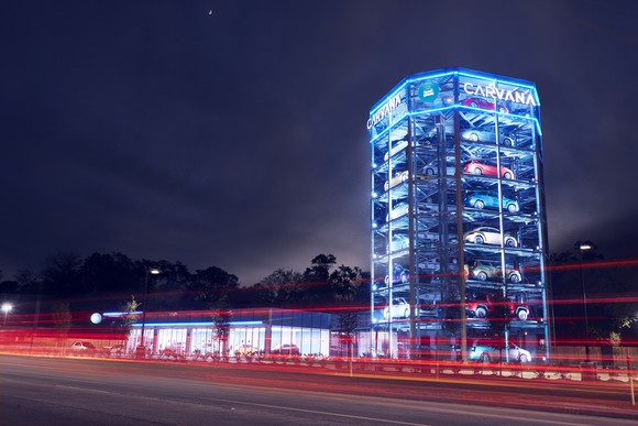Carvana's car vending machine concept