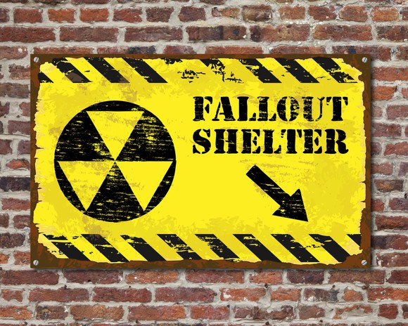 Fallout shelter sign