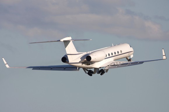 Gulfstream business jet