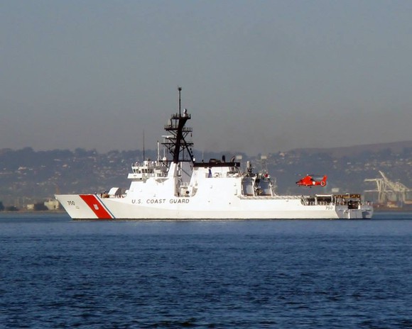 U.S. Coast Guard Cutter Bertholf at port