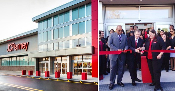 Shots from a grand opening of a new JCPenney store.
