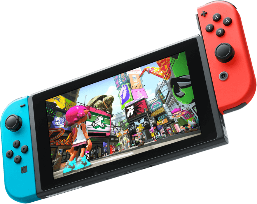 The Nintendo Switch game console