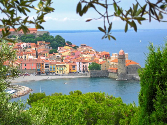 Old Mediterranean village of Collioure, Vermilion coast, Languedoc-Roussillon, France